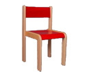 krzesło Pina czerwone
