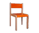 krzesło Pina pomarańczowe